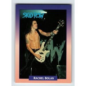 Skid Row Rachel Bolan 1991 RockCards Brockum #159